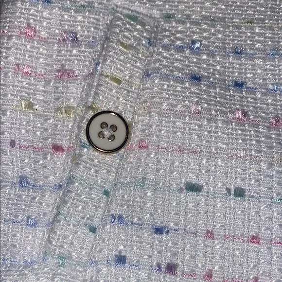 Janie and Jack Girls size 12 High Waist tweed look Shorts - Picture 4 of 15